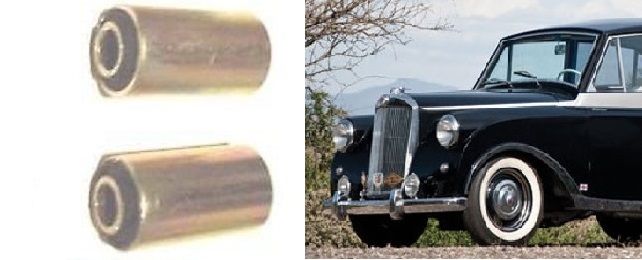 REAR SPRING EYE BUSHES x2 (Triumph Mayflower) (1949- 53) 